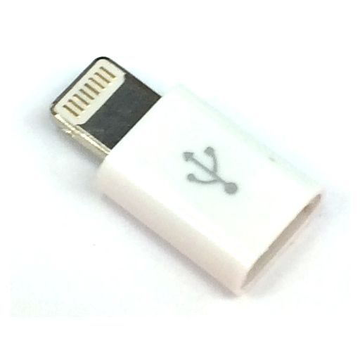 Lightning-microUSB 変換アダプタ